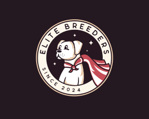 Superhero Pet Dog logo design