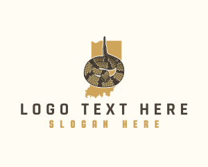 Outdoor - Indiana Timber Rattlesnake logo design