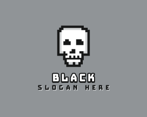 Streaming - Skull Pixel Gaming logo design