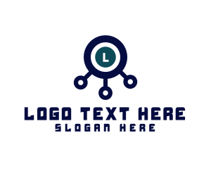 Letter Hd - Tech Digital Software Programmer logo design