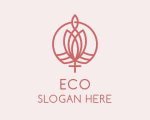 Organic Flower Cosmetics Skin Care  Logo