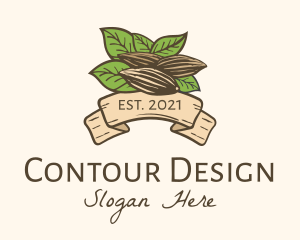 Organic Almond Farm logo design