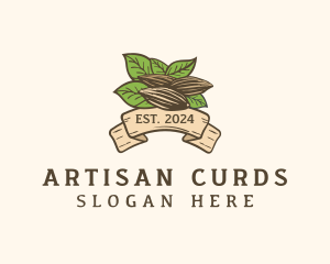 Organic Almond Farm logo design