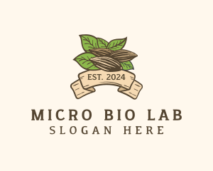 Organic Almond Farm logo design