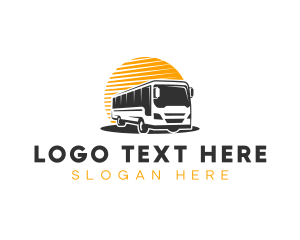 Transport - Automobile Bus Transport logo design