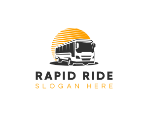 Bus - Automobile Bus Transport logo design