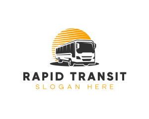 Bus - Automobile Bus Transport logo design