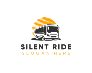 Automobile Bus Transport logo design