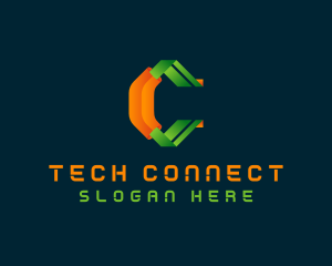 Web Developer Tech Software Logo