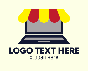 Online - Laptop Online Shop logo design