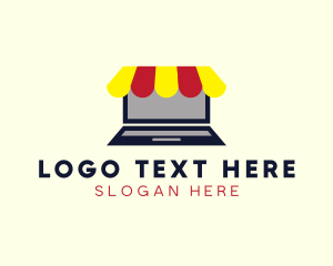 Buy And Sell - Laptop Online Market logo design