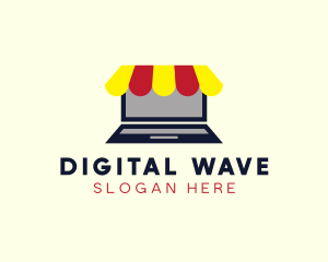 Online - Laptop Online Market logo design
