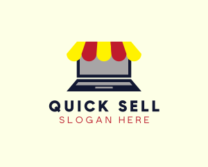 Laptop Online Market logo design