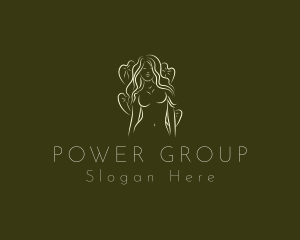 Vlogger - Seductive Woman Spa logo design