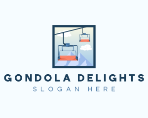 Gondola - Cable Car Attraction logo design