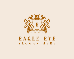 Classic Eagle University logo design