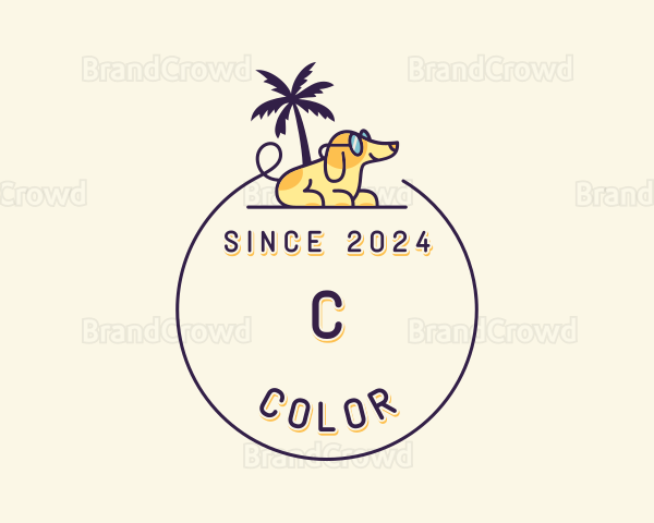 Pet Dog Beach Logo
