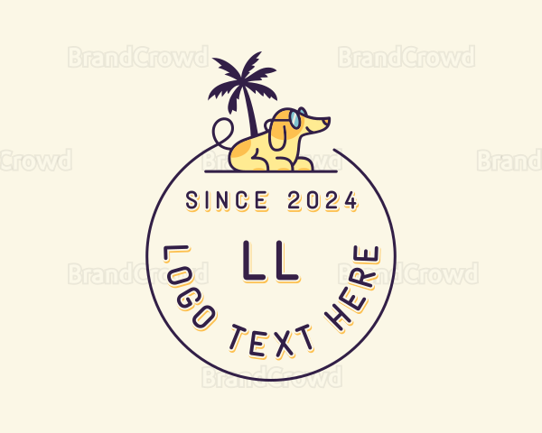 Pet Dog Beach Logo