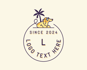 Pet Dog Beach  Logo