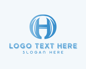 App - Creative Media Letter H logo design