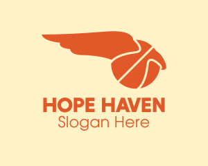 Sports Equipment - Basketball Eagle Hawk Wing logo design