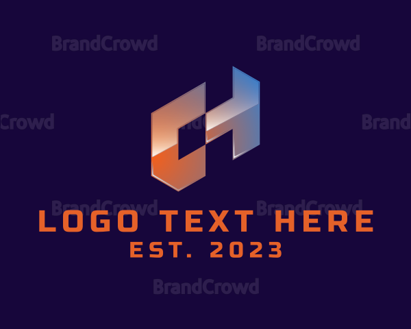 Futuristic Modern Technology Logo