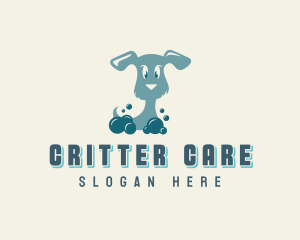 Pet Care Bubble Bath logo design