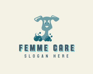 Pet Care Bubble Bath logo design