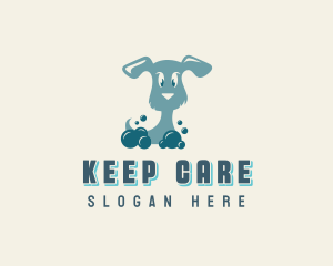 Pet Care Bubble Bath logo design