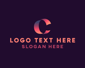 Professional Ribbon Letter C Business logo design