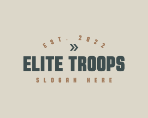 Vintage Army Brand logo design