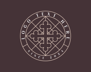 Church - Cross Ministry Organization logo design