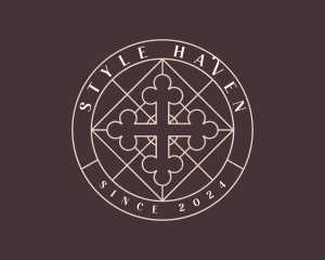 Church - Cross Ministry Organization logo design