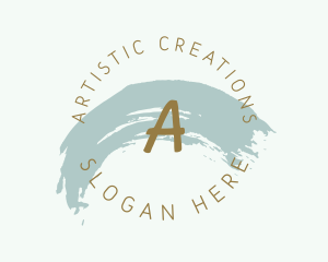 Creations - Watercolor Brush Paint logo design