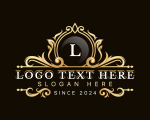 Elegant Floral Decoration Logo