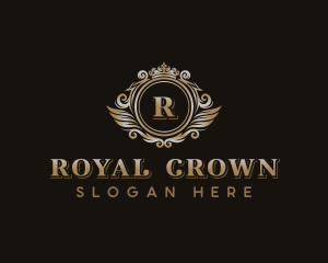 Royal Crest Crown logo design