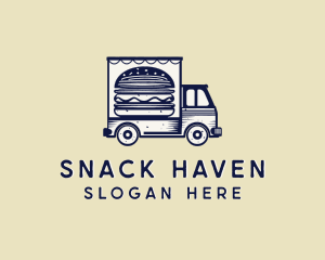 Food Truck Burger logo design