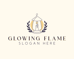 Candlelight - Lamp Candlelight Decor logo design