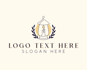 Interior Designer - Lamp Candlelight Decor logo design