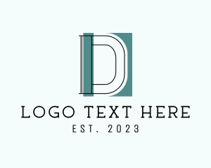 Real Estate - Masculine Serif Business Letter D logo design