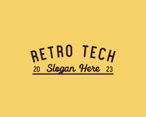 Retro Business Apparel logo design