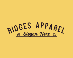 Retro Business Apparel logo design