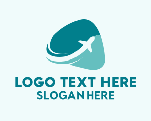 Flight - Travel Plane Airport logo design