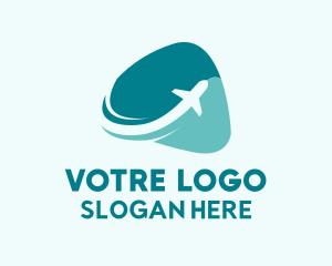 Travel Plane Airport  Logo