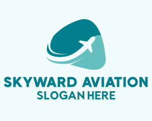 Aeronautical - Travel Plane Airport logo design