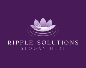 Ripple - Lotus Spa Wellness logo design
