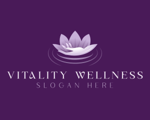 Lotus Spa Wellness logo design