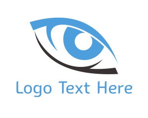 Look - Black & Blue Eye logo design