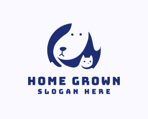 Domestic - Cat Beagle Dog logo design