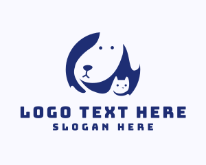 Domestic - Cat Beagle Dog logo design